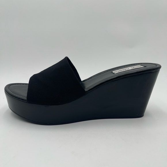 Steve Madden Y2K Black Wedge Size 8 - Picture 9 of 12
